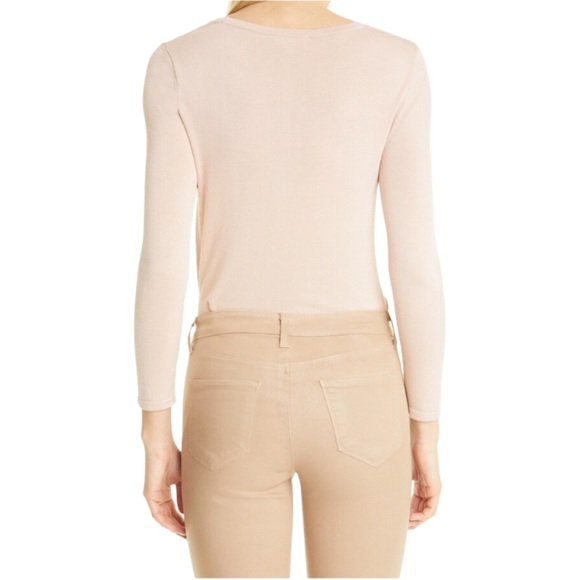 L'Agence Jocelyn Cutout Sweater in Pink (S) - Picture 4 of 12